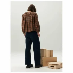 Pantalon Varsovie Velours Côtelé | Bleu pétrole