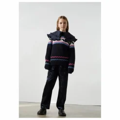 Pantalon Velours | Bleu nuit