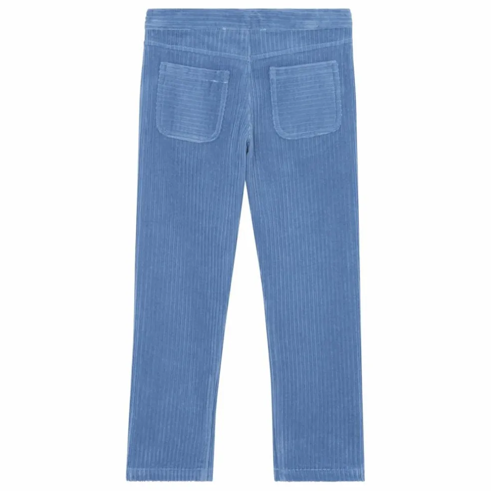 Pantalon Velours Côtelé | Bleu gris