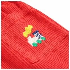 Pantalon Velours Côtelé | Rouge