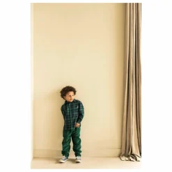 Pantalon Velours Côtelé Comfy Coton Bio | Vert foncé