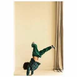 Pantalon Velours Côtelé Comfy Coton Bio | Vert foncé