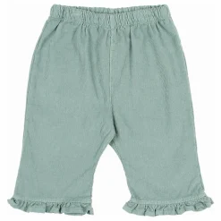 Pantalon Velours Côtelé Coton Bio | Vert Cèdre