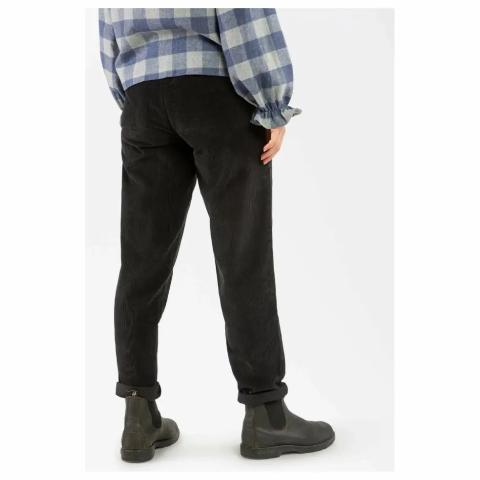 Pantalon Velours Côtelé Coton Bio | Noir