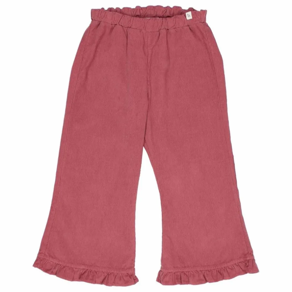 Pantalon Velours Côtelé Coton Bio | Mauve