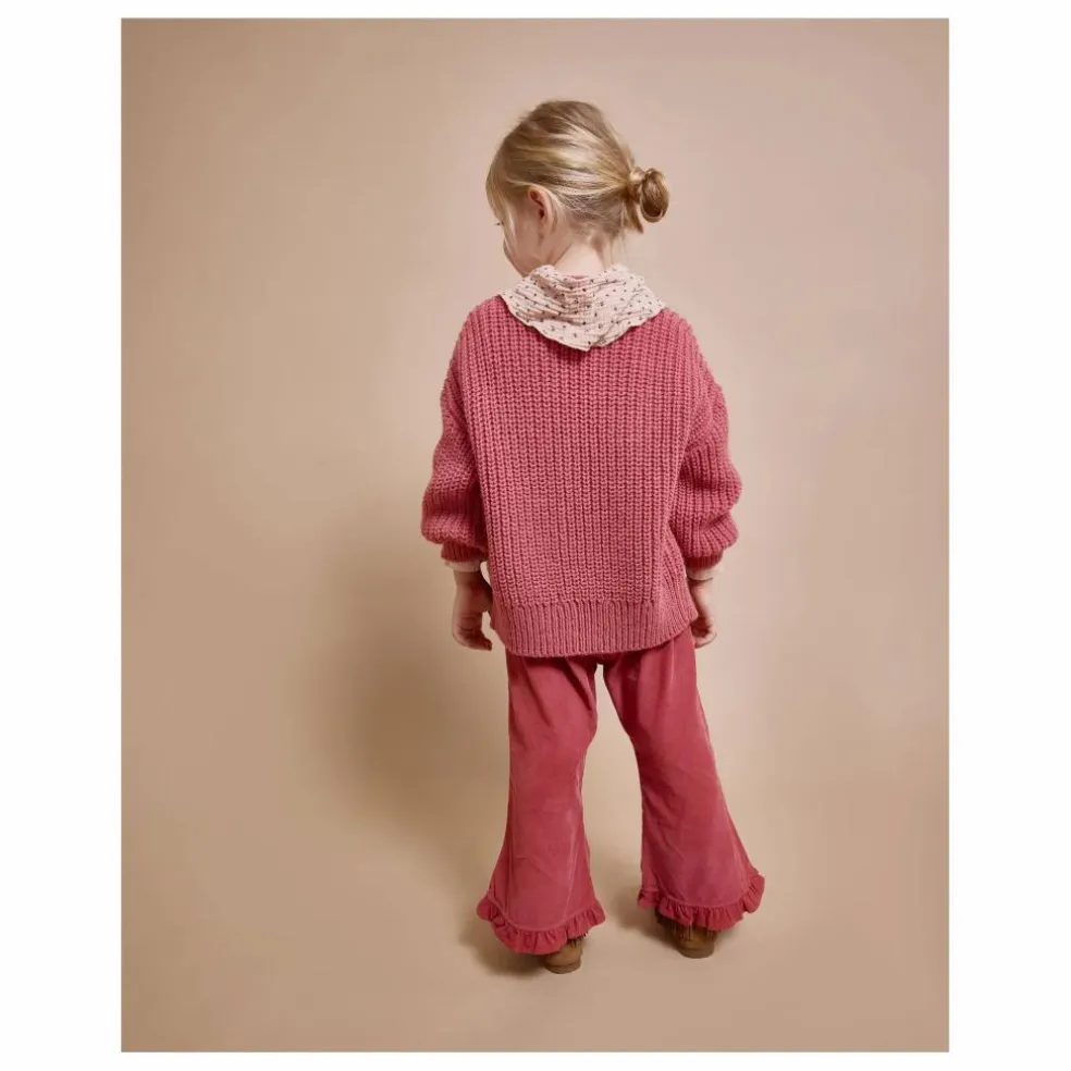 Pantalon Velours Côtelé Coton Bio | Mauve