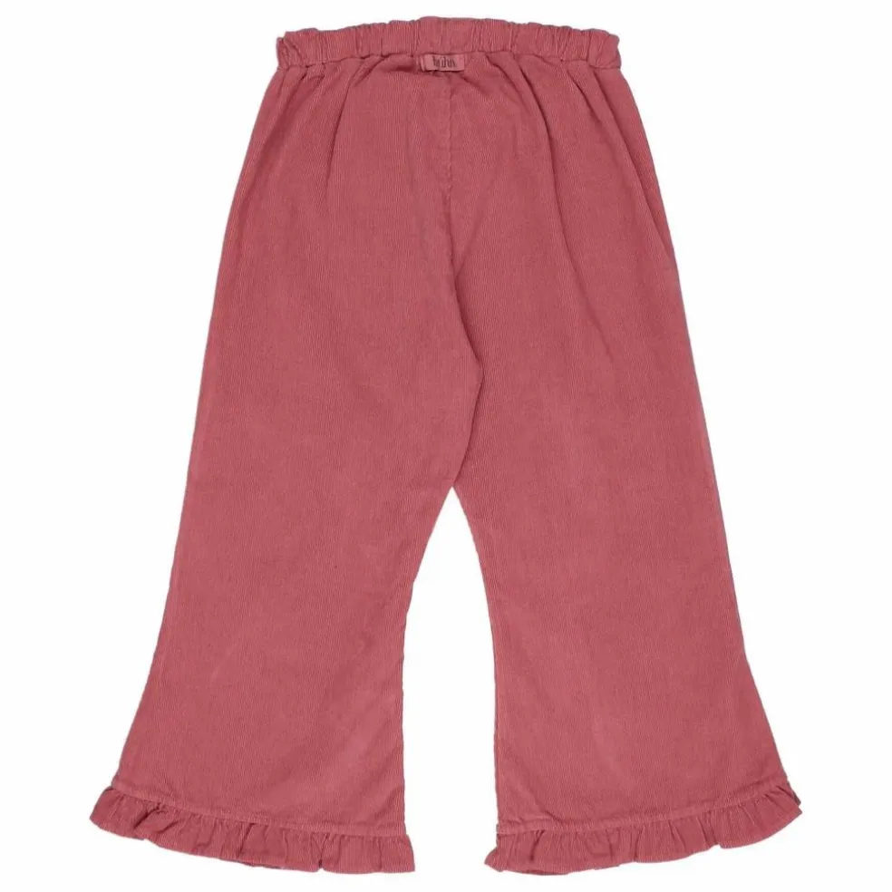 Pantalon Velours Côtelé Coton Bio | Mauve