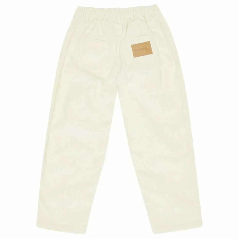 Pantalon Velours Côtelé Dorethy Coton Bio | Ecru