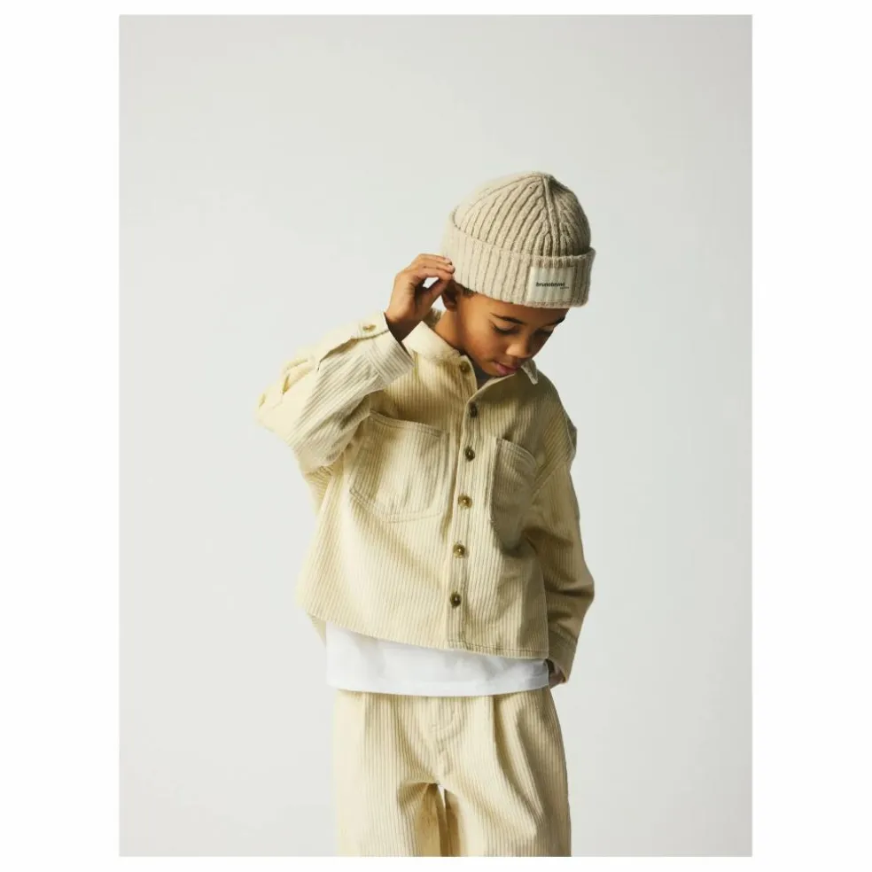Pantalon Velours Côtelé Dorethy Coton Bio | Ecru