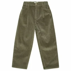 Pantalon Velours Côtelé Dorethy Coton Bio | Vert kaki