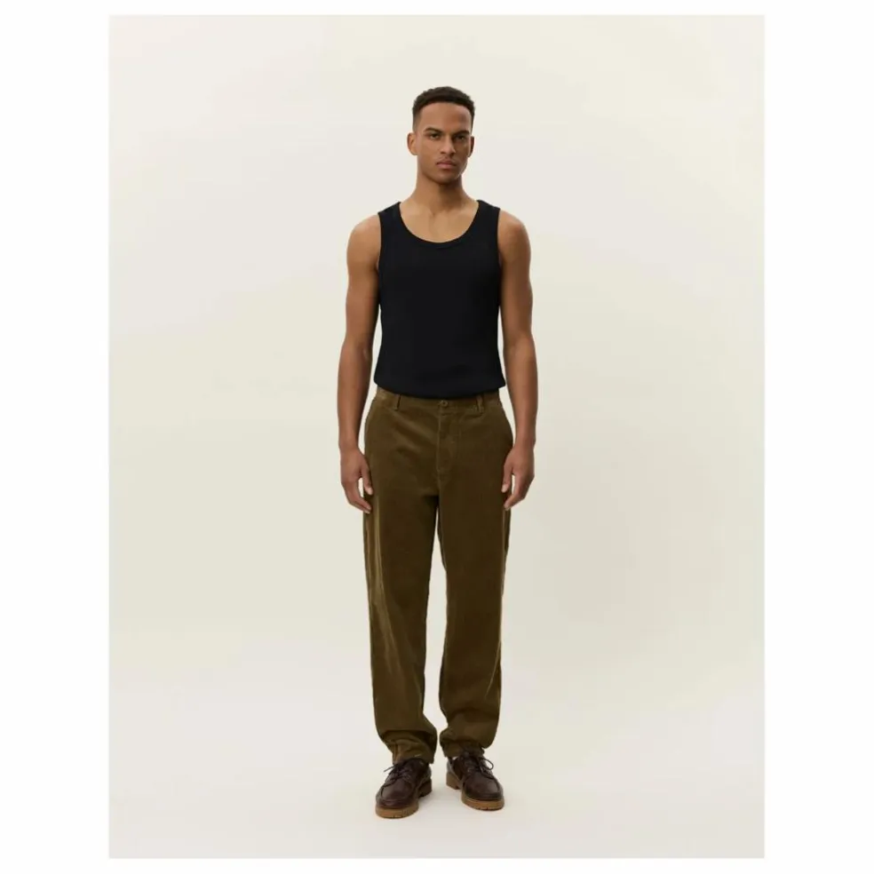 Pantalon Velours Côtelé Kody | Olive