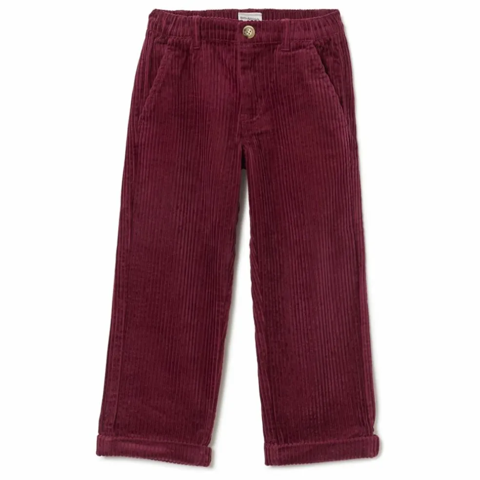 Pantalon Velours Côtelé Mini | Bordeaux