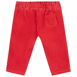 Pantalon Velours Côtelé Nœud | Corail