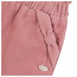 Pantalon Velours Côtelé Nœud | Rose pâle
