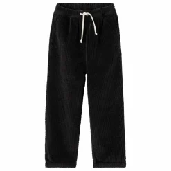 Pantalon Velours Côtelé Padow Coton Bio | Noir