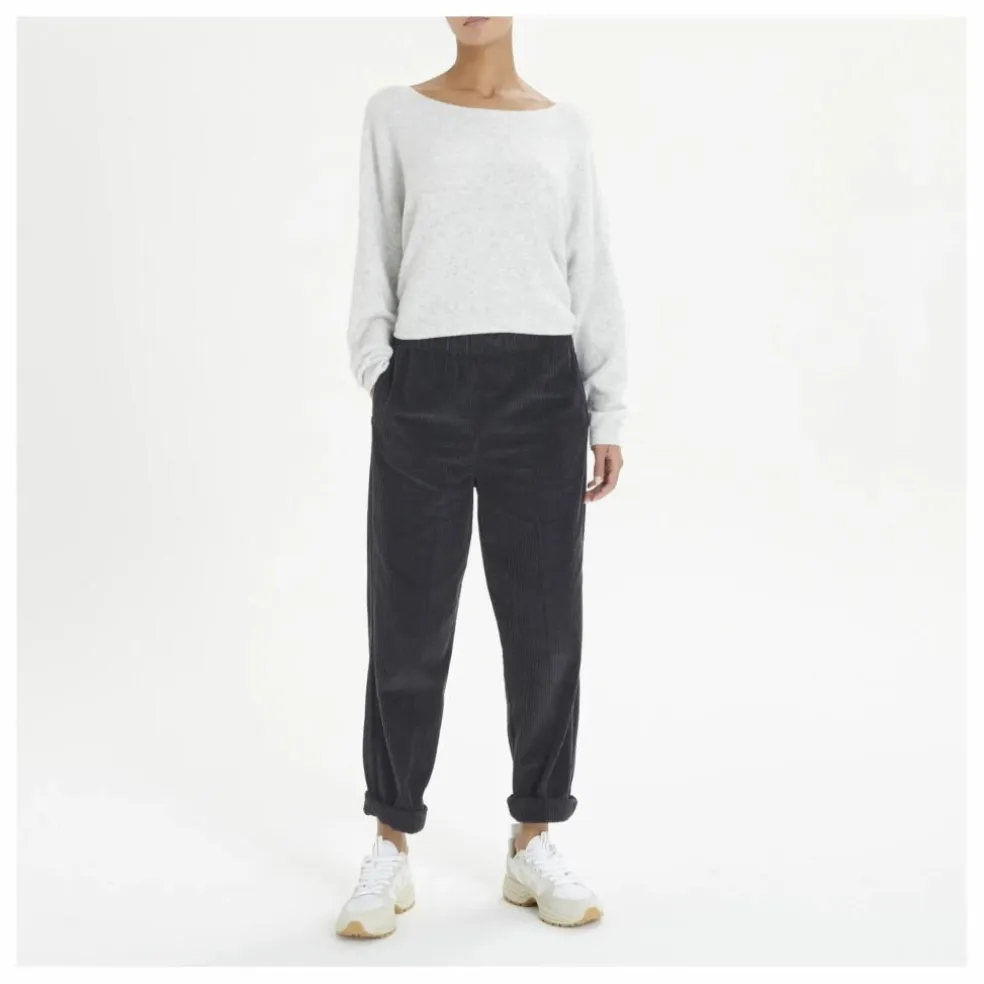 Pantalon Velours Côtelé Padow | Carbone