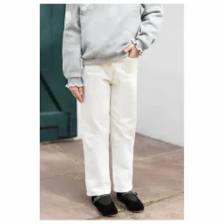 Pantalon Velours Côtelé Poches Devant | Nacre