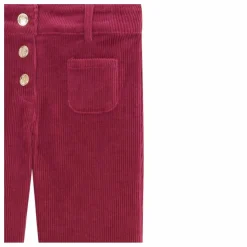 Pantalon Velours Côtelé Poches Devant | Magenta