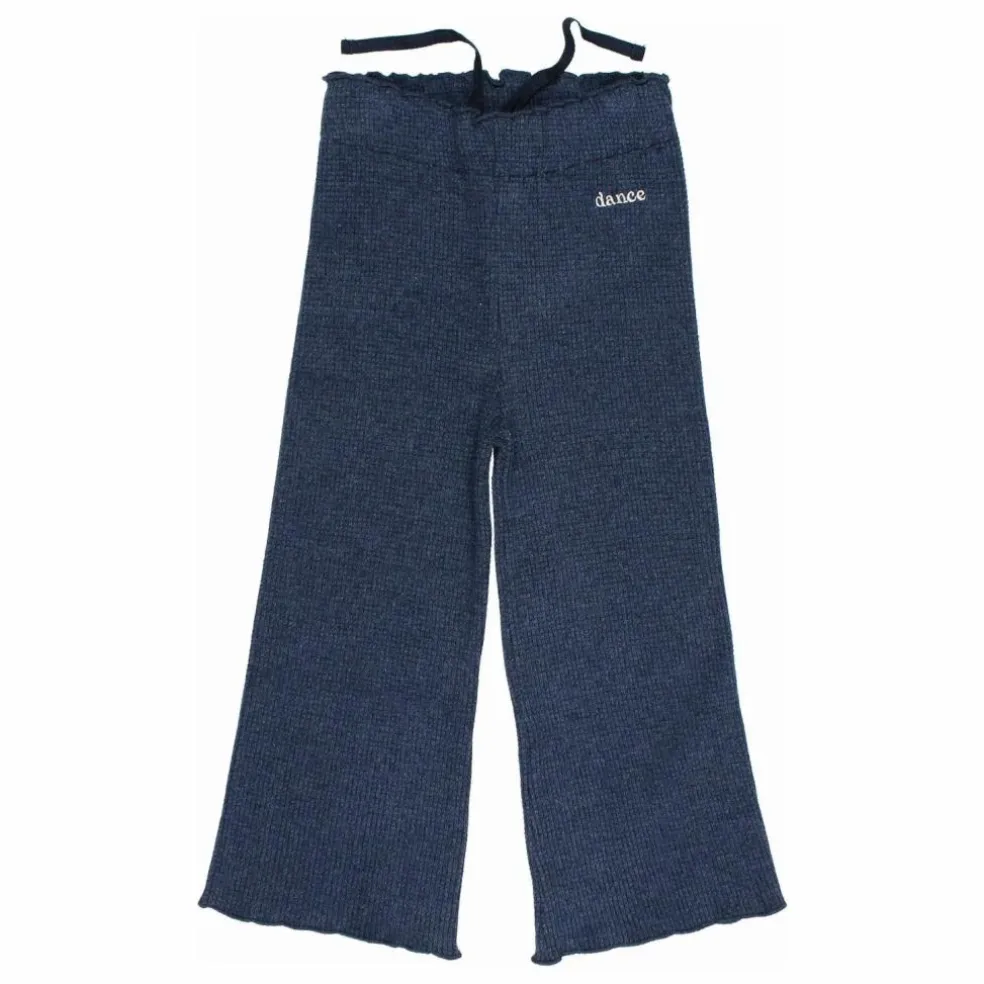 Pantalon Waffle | Bleu marine