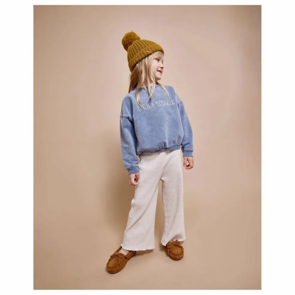 Pantalon Waffle | Ivoire
