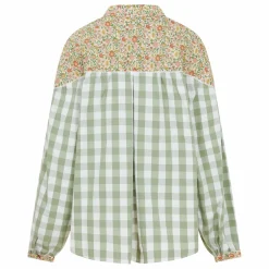 Paolina x Smallable - Blouse Lisa | Vert kaki