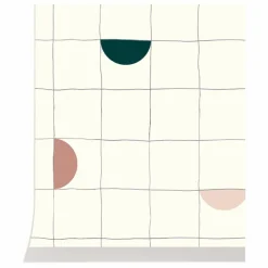Papier peint Lune | Vert émeraude