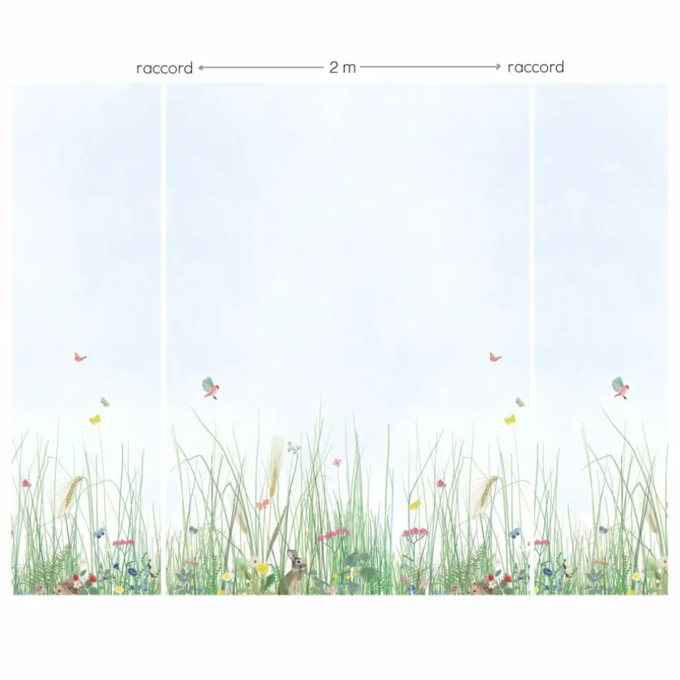 Papier peint Panorama Mon Jardin