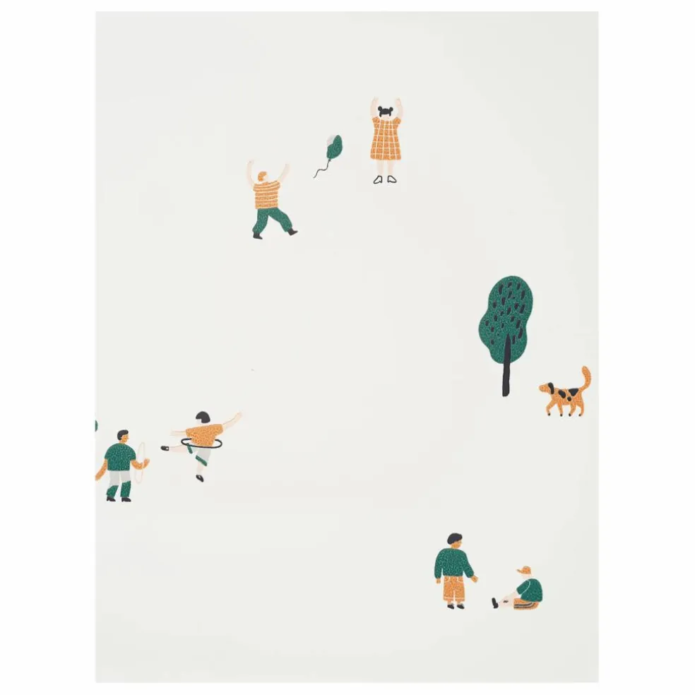 Papier peint The Park | Blanc cassé
