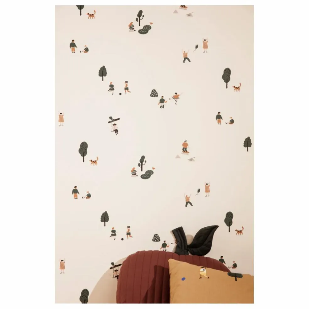 Papier peint The Park | Blanc cassé