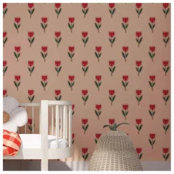 Papier Peint Tulipe Joyeuse