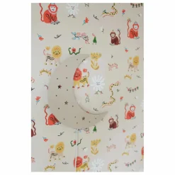 Papier-peint Monkey Fun - Marie Assénat x Nofred | Beige