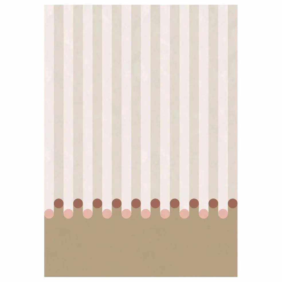 Papiers peint Dott - 4 lès | Beige