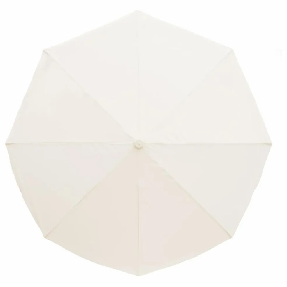 Parasol festonné Amalfi | Blanc
