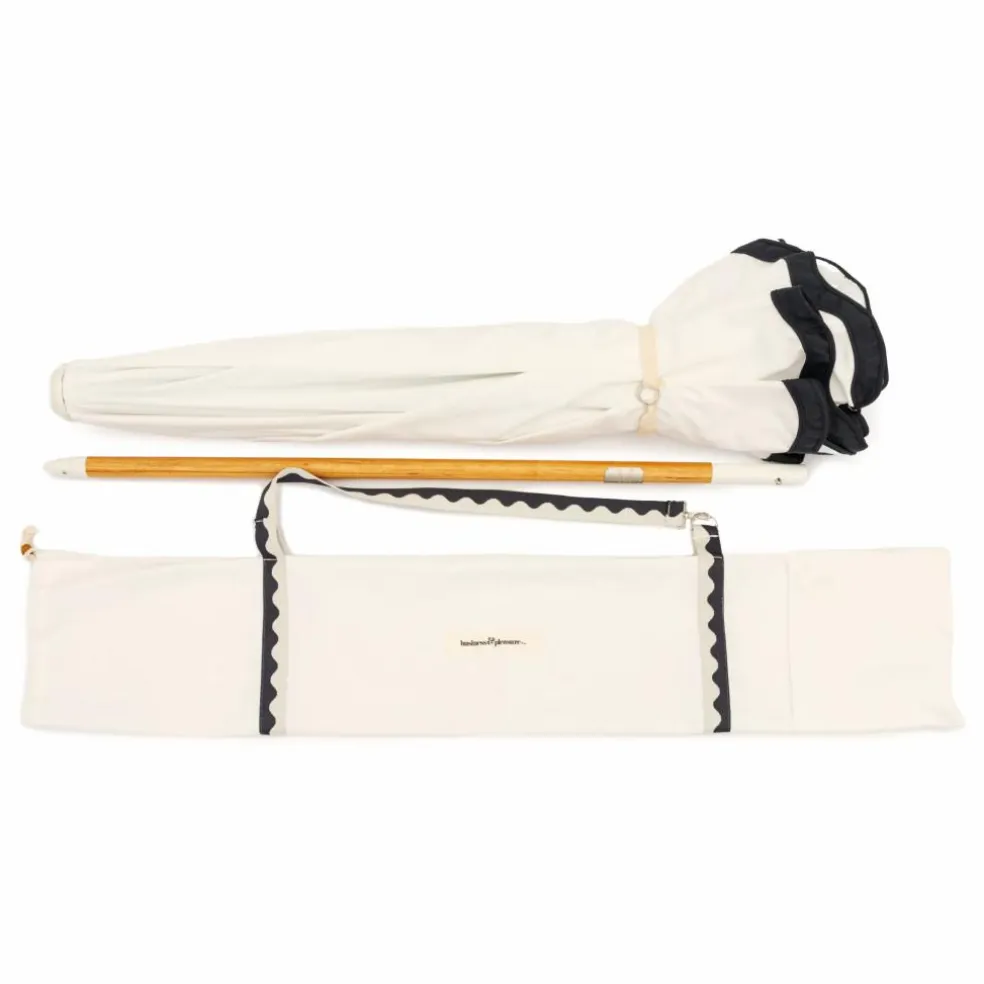 Parasol festonné Amalfi | Blanc