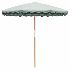 Parasol festonné Amalfi | Vert