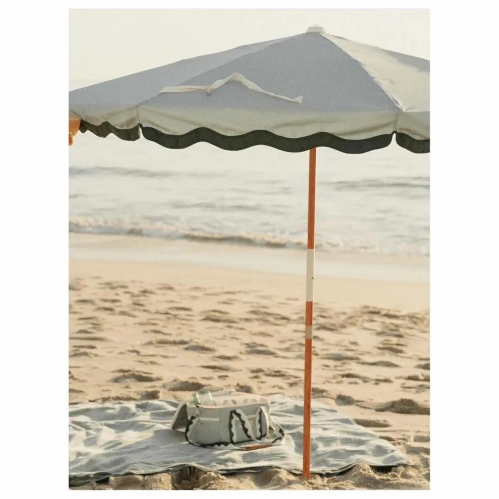 Parasol festonné Amalfi | Vert