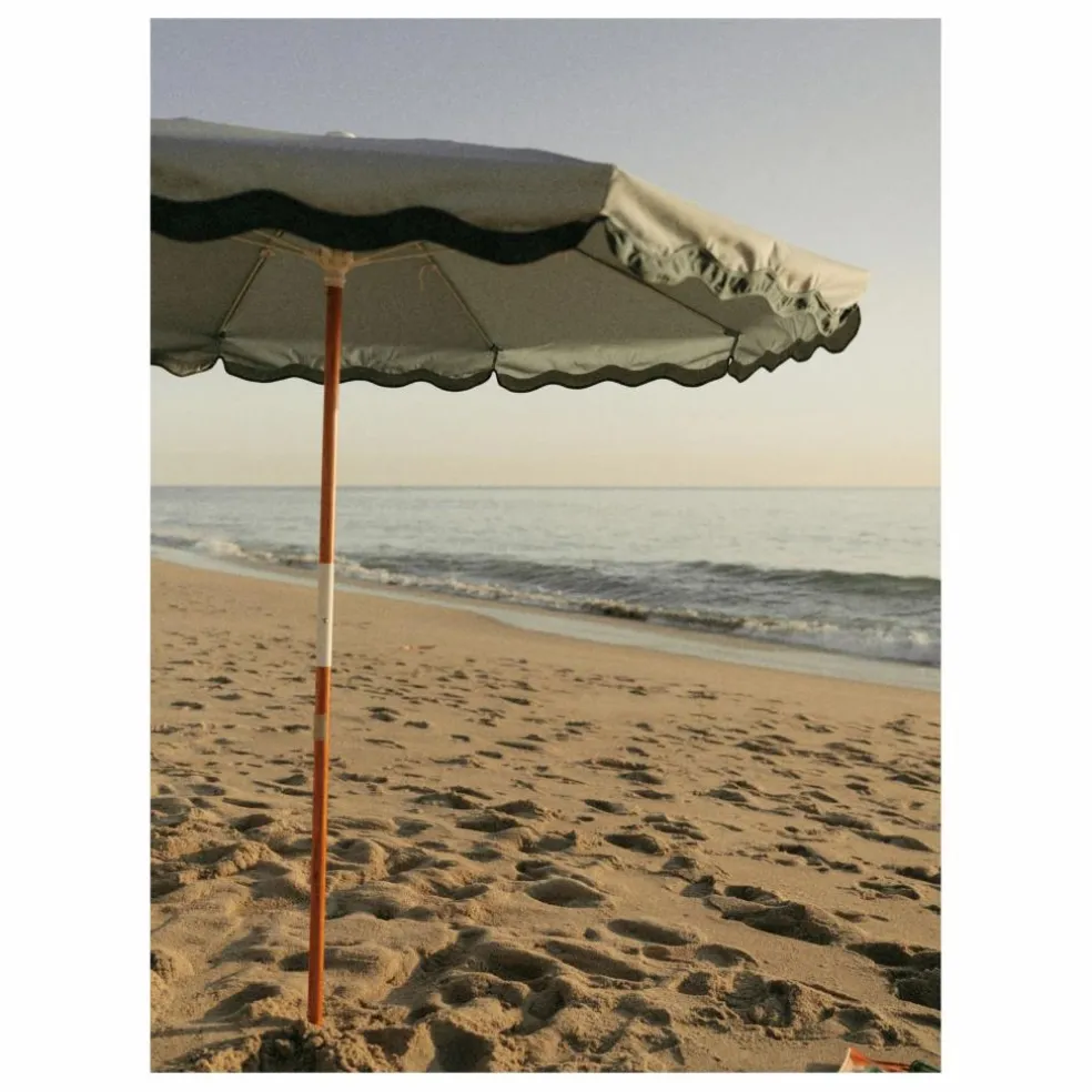 Parasol festonné Amalfi | Vert
