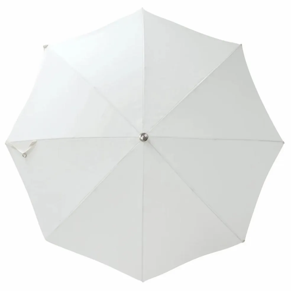 Parasol frangé Premium | Blanc