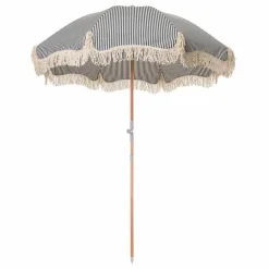 Parasol frangé Premium | Bleu marine
