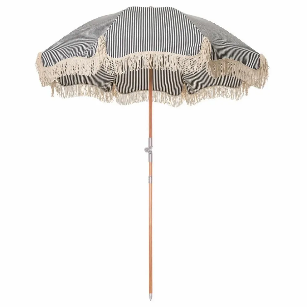 Parasol frangé Premium | Bleu marine
