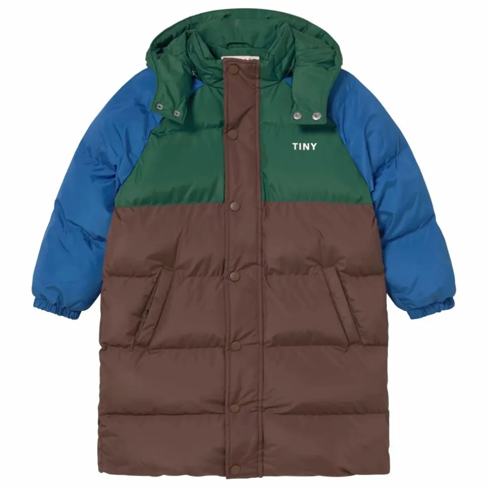 Parka Colorblock | Marron