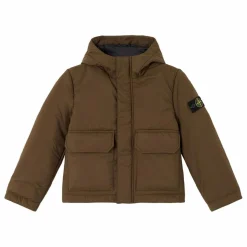 Parka Courte Logo | Marron