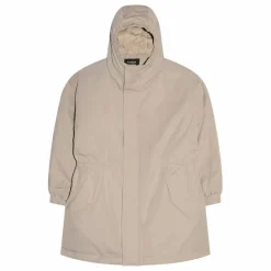 Parka Doublée Fox Fibres Recyclées | Gris perle
