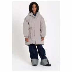 Parka Doublée Fox Fibres Recyclées | Gris perle