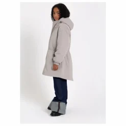 Parka Doublée Fox Fibres Recyclées | Gris perle
