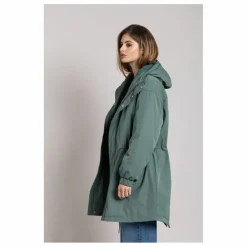 Parka Doublée Zebra Fibres Recyclées | Vert canard
