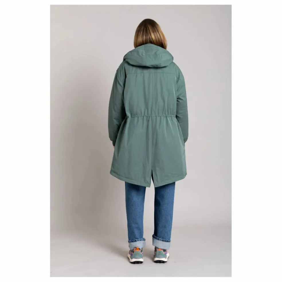 Parka Doublée Zebra Fibres Recyclées | Vert canard