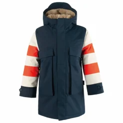 Parka Imperméable Striped Fox | Bleu marine