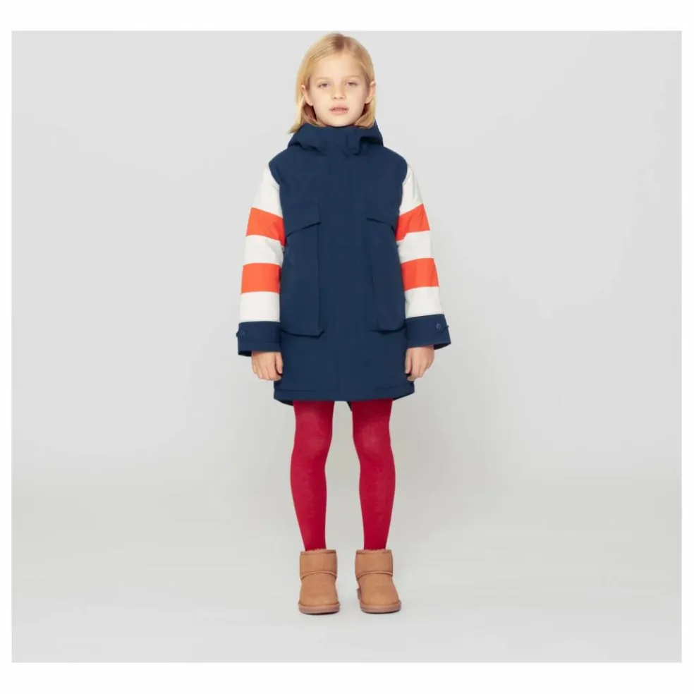 Parka Imperméable Striped Fox | Bleu marine