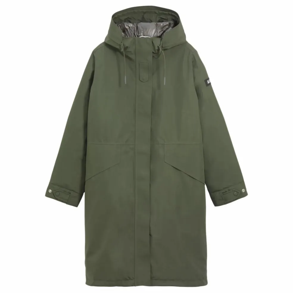 Parka Longue Matelassée Goretex | Vert kaki